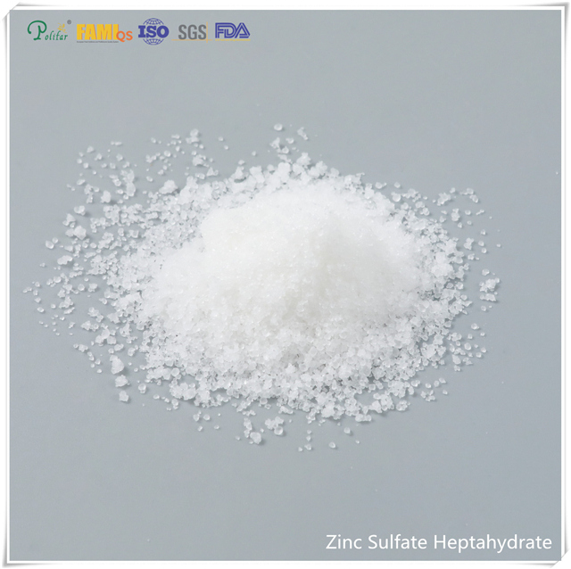 Sulfato de Zinc grado de la alimentación animal de cristal heptahidrato