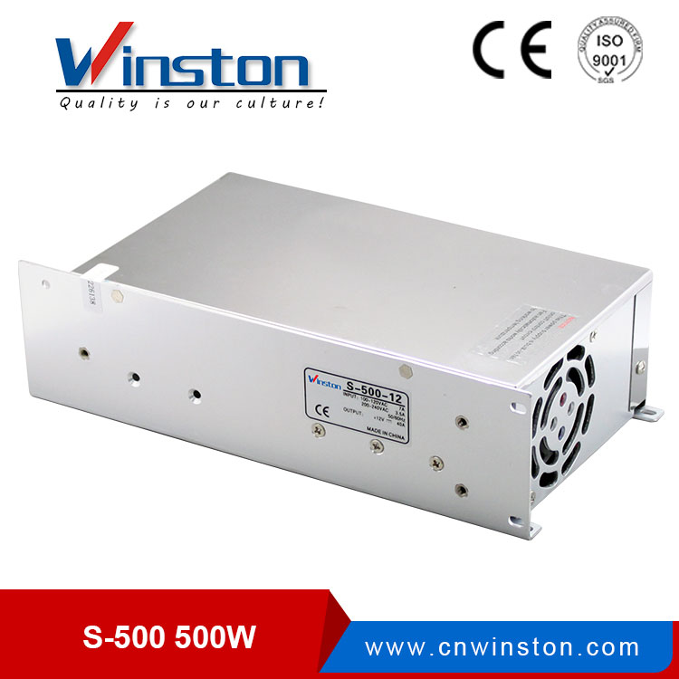 Controlador LED de fuente de alimentación de conmutación de alta eficiencia S-500 de 500 W