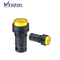 interruptor de botón led Botón de cabeza convexo rojo verde amarillo 22 mm