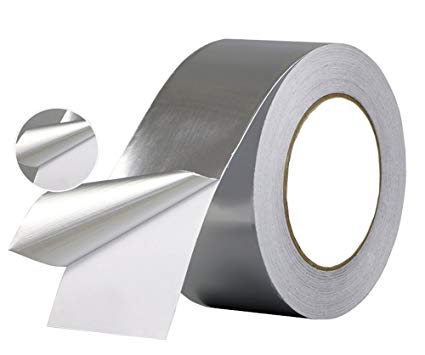 Cinta adhesiva de papel de aluminio reforzado para el paquete externo del refrigerador