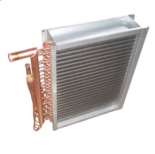 échangeur de chaleur eau-air en cuivre pour la réfrigération