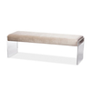 Lounge Living Room Bench Acrylic Long Chair Waiting Room Bench Stool