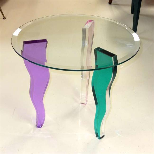 Small Round Wedding Cake Table Corner Desk Coffee Table Modern with ...