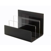 Modern Black and Clear Wall File Holder Organizer Desktop File Stand Office Magazine Holder