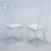 Elegant Acrylic High Chair Living Room Cafe Chair Tiffany Chair