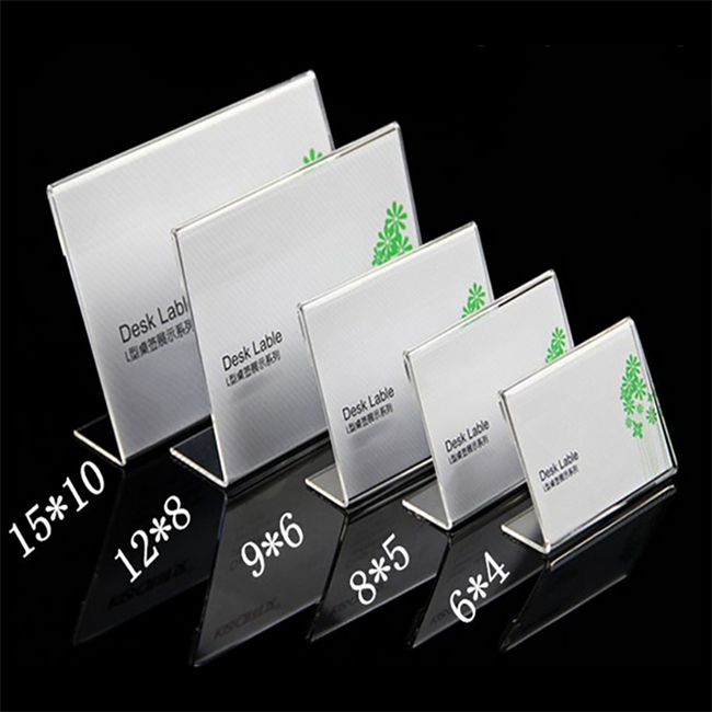 Commercial Greeting Card Display Photo Album Display Acrylic Sign Holder