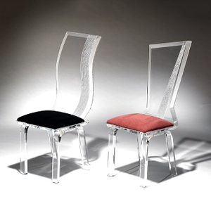 Manufacturer Acrylic Dining Chair Restaurant Chair Wedding Chair with High Back