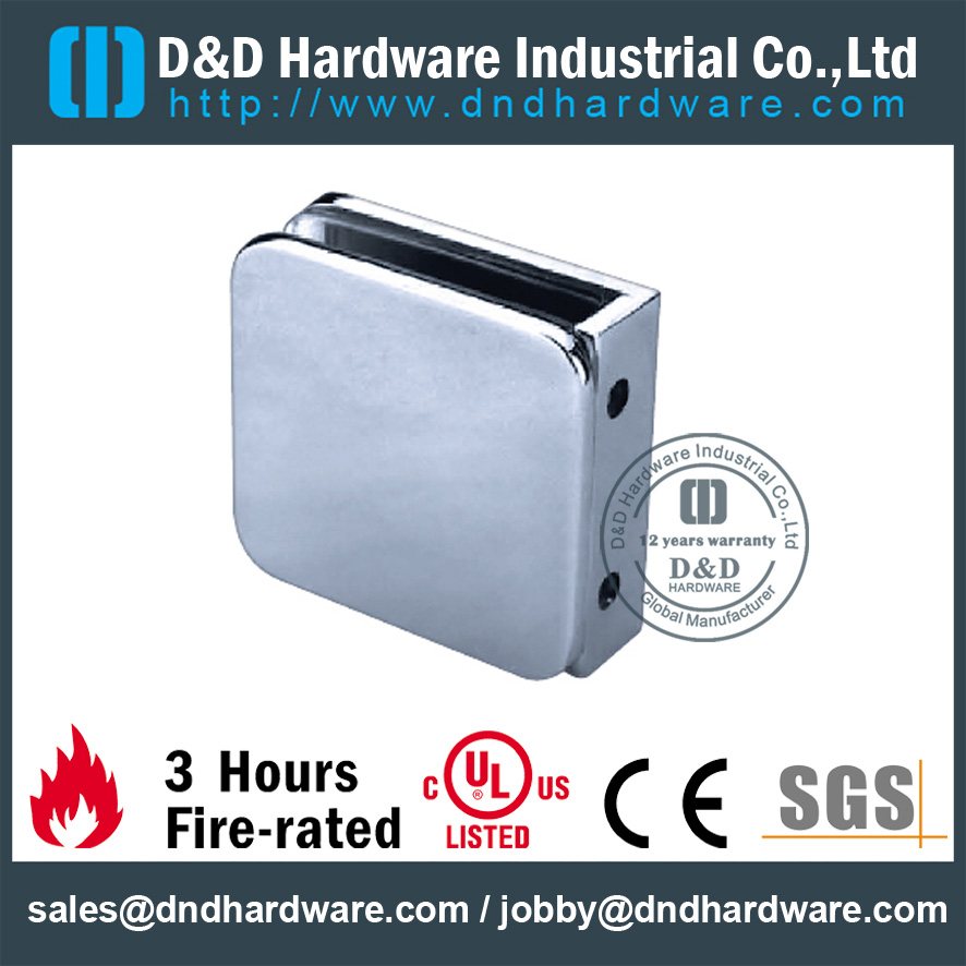 专业生产不锈钢玻璃夹 - DDGC001