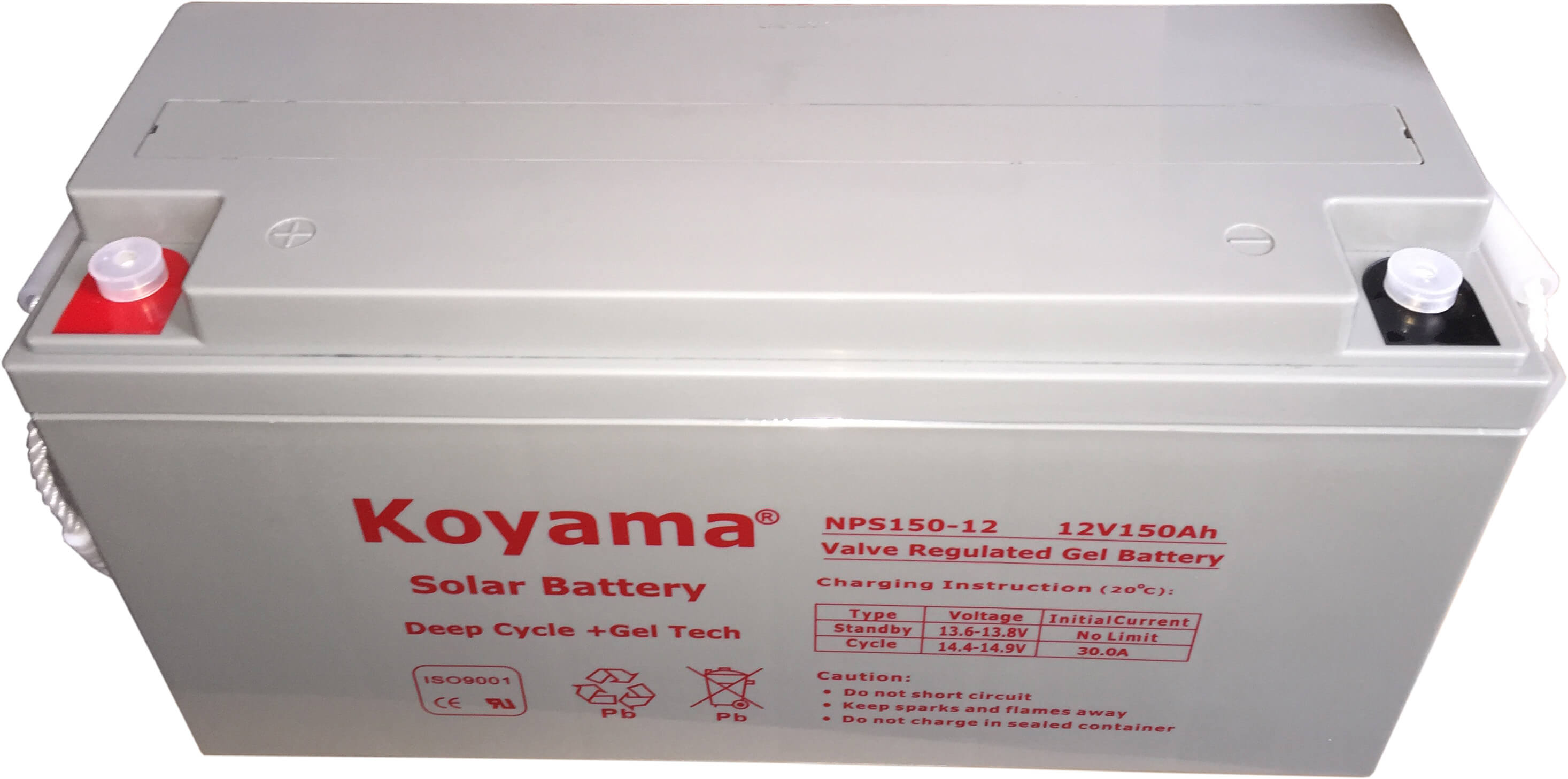 New 12V 150Ah Solar Gel Battery