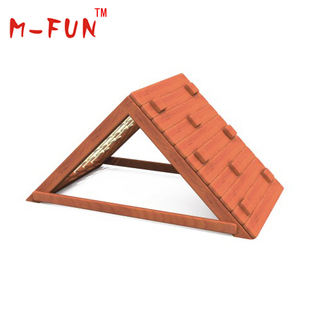 Children wood climbing frame