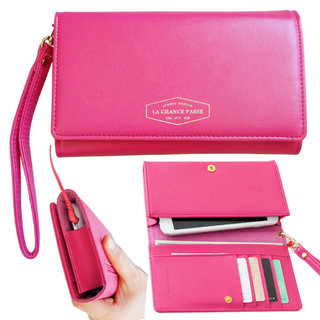 Wristlet Phone Wallet Fashion Mobile Phone Wallet for Lady
