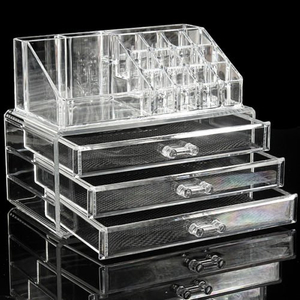 Jewelry Counter And Brand Cosmetics Counter Multi Use Acrylic Cosmetic Display Jewelry Storage Box