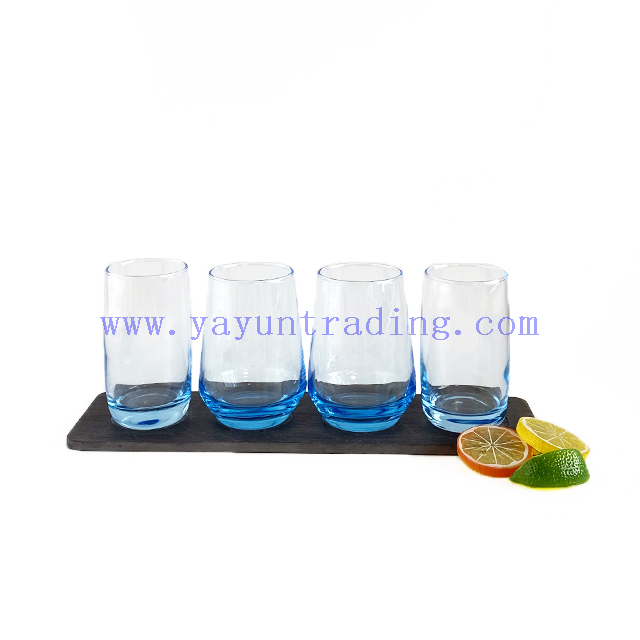 Crystal Blue Glassware Cold Tea/water/wine Drinking Cup