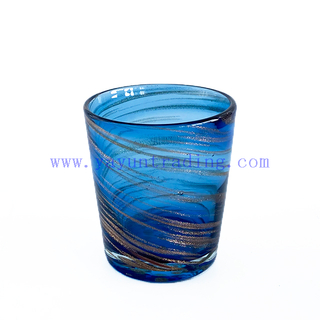 High Quality Horn Shaped Glass Candle Jars for Home Decoration