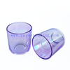 Hot Sale Votive Purple Candle Glass Jars for Candle Making with Lids