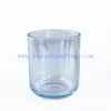 Machine Made 8oz Candle Jar Clear Classical Glass Candle Holder With Lids