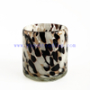Fancy Design Glass Candle Jars Hand Blown Candle Holder for Candle Making