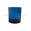 180ml Translucent Cobalt Thick Shiny Glass Candle Jar