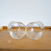 2020 hot sale 200ml 300ml 500ml and 650ml clear candle jars for Christmas 