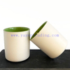 Cheap Price Custom Design Round Bottom Ceramic Candle Jar With Lid