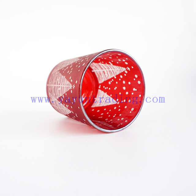 Hottest wedding home party holiday decoration laser engraving glass candle holders jar 12oz