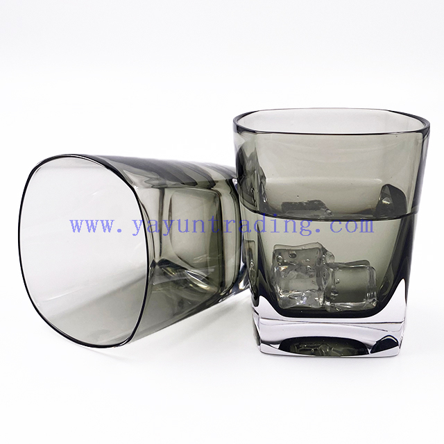 Lead-free Crystal Glass Creative Cocktail Whiskey Gray Glasses