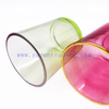 Wholesale Luxury Home Decorative 20oz Round/flat Bottom Glass Candle Jars with Lids