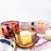 Luxury Big Size Container White Empty Frosted Glass Candle Jars For Candle Making