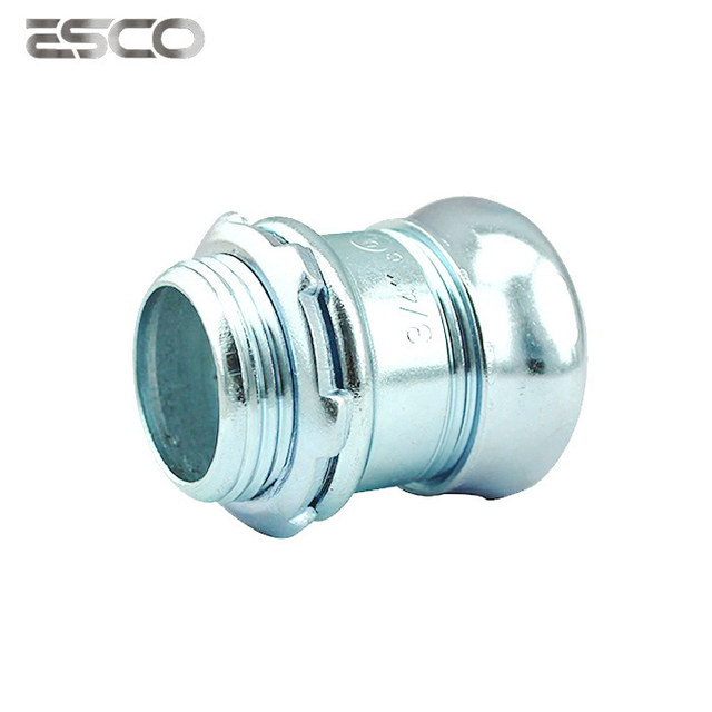 Hot Sale UL Standard EMT Conduit Fitting Steel Pipe Compression Connector