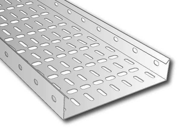 Steel Hot DIP /Pre-Galvanized Cable Silver Trunkig Tray with CE