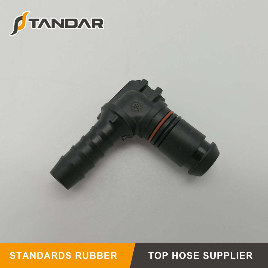 Conector de codo de acoplamiento neumático para línea de frenado de aire