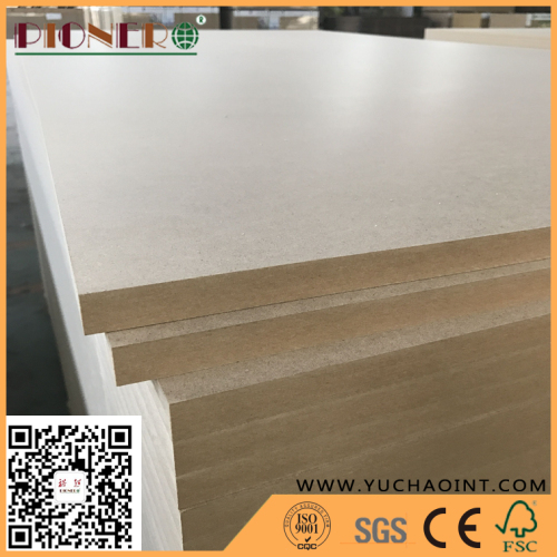 18 mm E1 Plain MDF/ Raw Plain MDF for making furniture