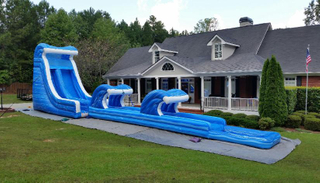 20 Feet Slide Slip Commercial Water Slide