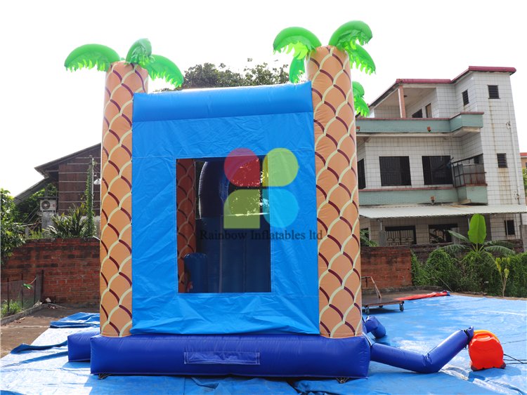 RB01046（8x4m） Inflatable Moana castle/ Inflatable funcity with Slide