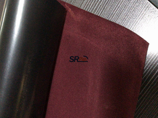 Double Color PS PVC Flocking Roll Flocked Plastic Roll