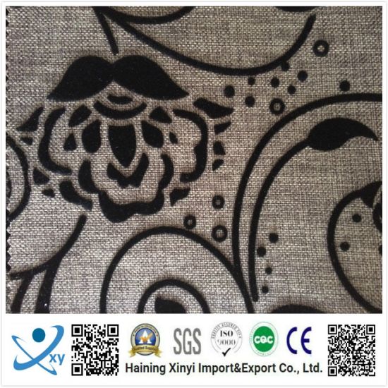 Wholesale Low Price High Quality 190t 68dx68d Waterproof Polyester Flocking Taffeta Fabric