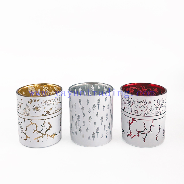 2020 New Arrival Products Laser Engraving Glass Candle Holder