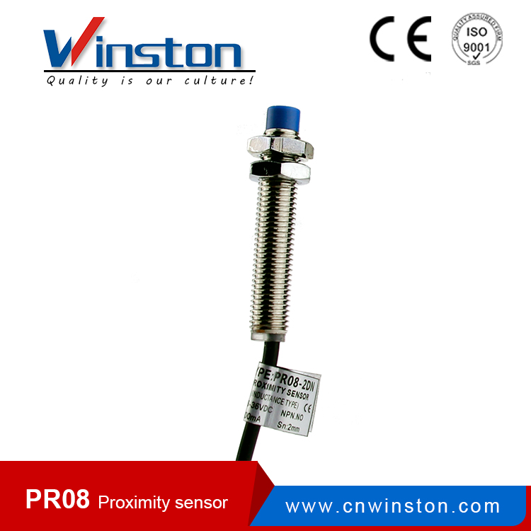 PR08 detector de metales tipo de conector sensor de proximidad