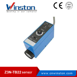 Sensor de marca de color fotoeléctrico de alta sensibilidad Z3N-TB22
