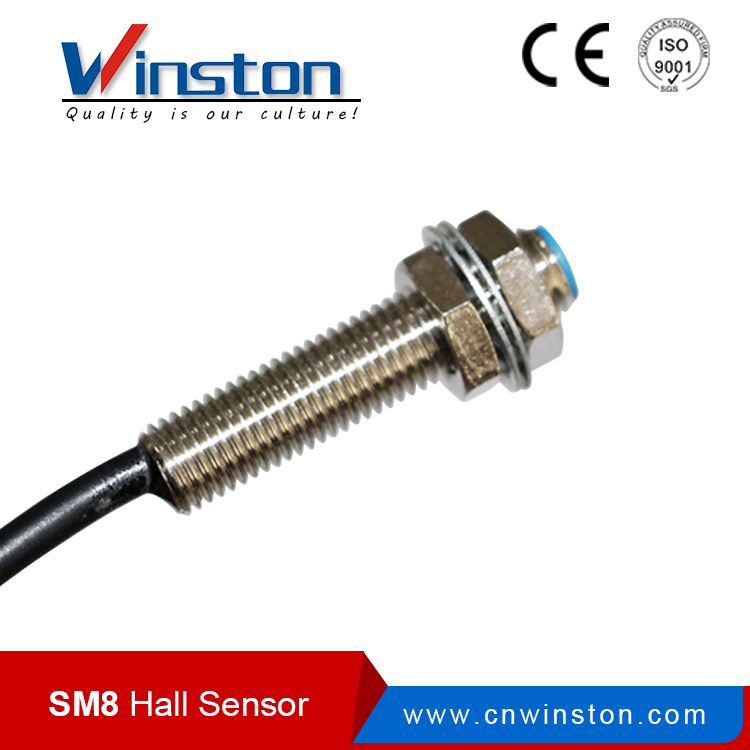 Sensor Winston Hall con distancia de detección de 10 mm SM8 con CE