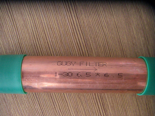 Filtro secador de cobre R134A para refrigeração 