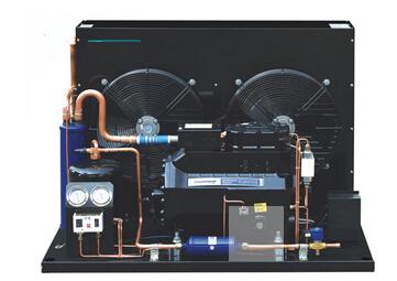 Полугерметичный компрессорно-конденсаторный агрегат мощностью 15 л.с. для холодильных камер