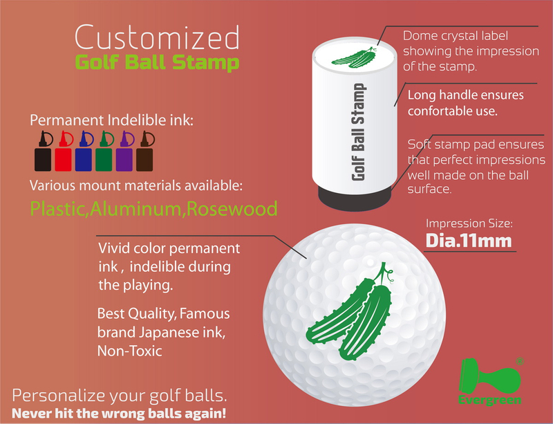 Golf Ball Stamps in Impressions Dia. 11mm