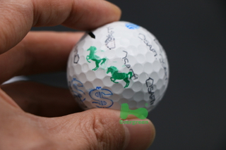 Round plastic Golf Ball Stamps 