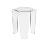 Simple Style Clear Acrylic Bathroom Furniture Shower Stool / Living Room Furniture Console Table