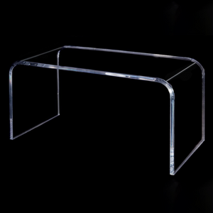 Clear Acrylic French Style Side Table Acrylic Room Corner Table Small Console Table