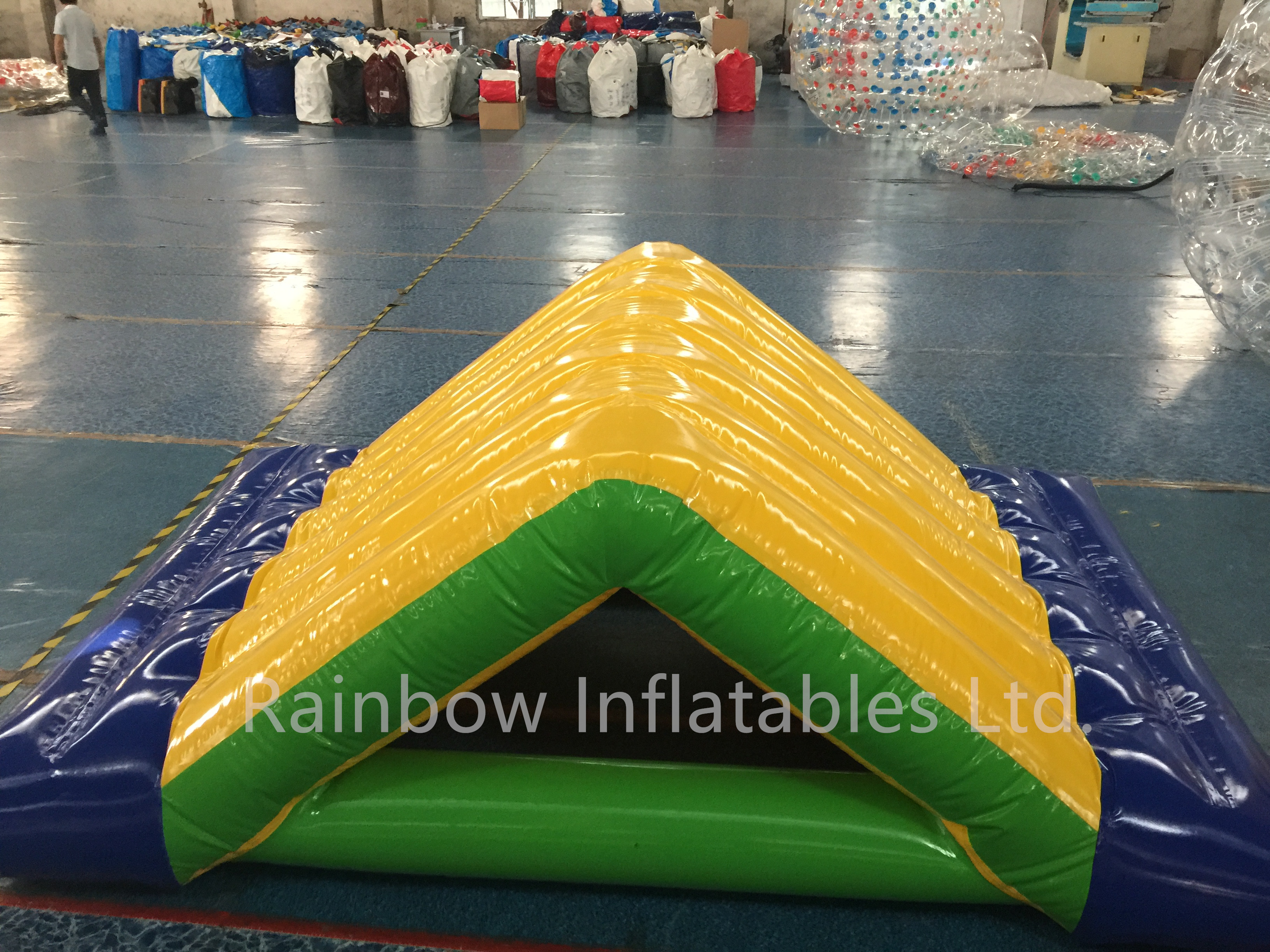 RB32021（2x1m）Inflatable Floating Water Game/Inflatable Warter Slide For Maritime Sport Game