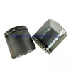 High Quality Shiny Smoky Gray Votive Handblown Glass Candle Jar