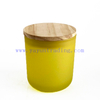 High Quality Home Decorative Empty Glass Candle Holders with Lids
