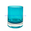 Creative Handmade Multi-colored Glass Candle Vessel Empty Candle Jar